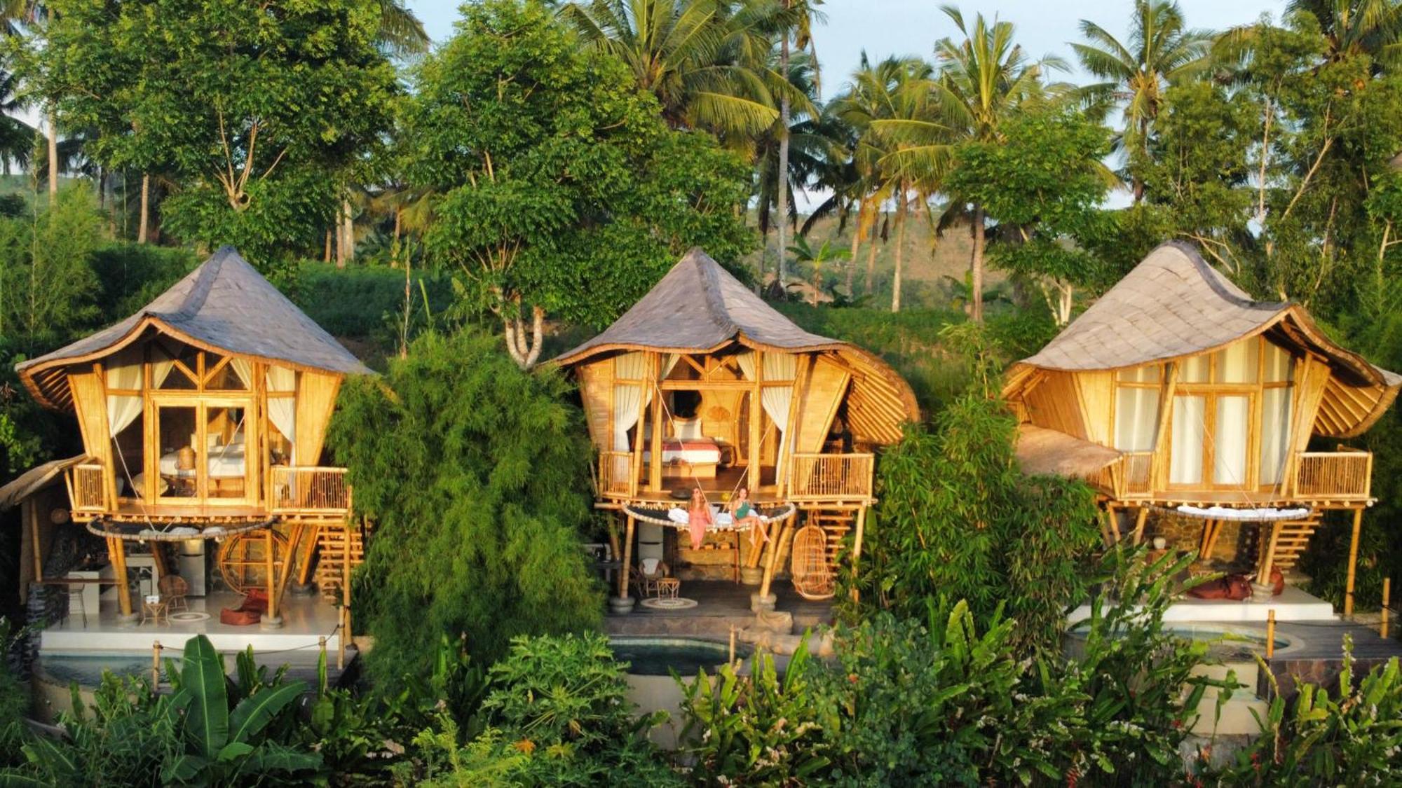 Kalma Bamboo Eco Lodge Kuta  外观 照片